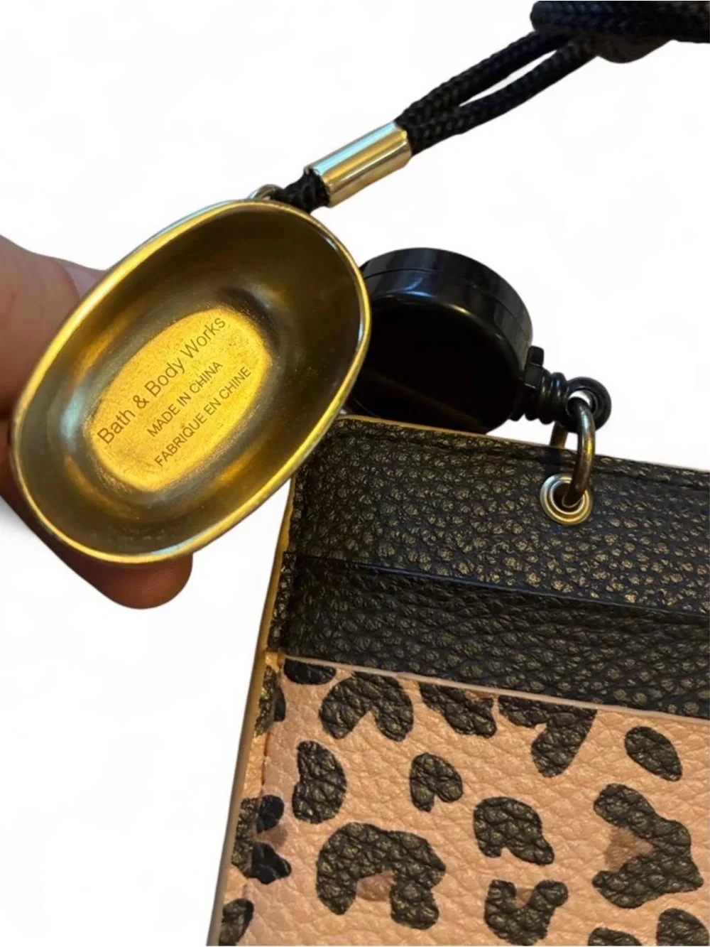Leopard Lanyard ID Badge Reel